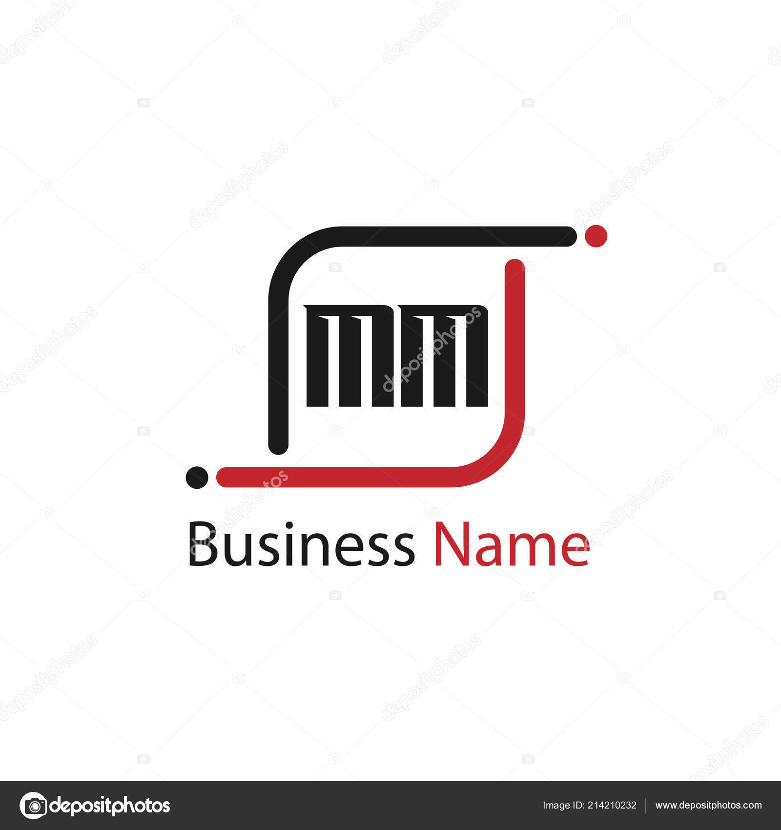 Initial Letter Logo Template Design Stock Vector by  ©mohammad.muhtadi14@gmail.com 214210232