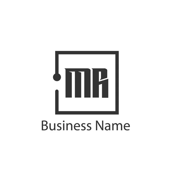 Mektup Bay Logo Şablonu Tasarım — Stok Vektör