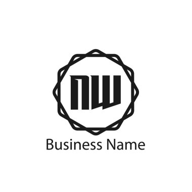 İlk harf Kuzey Logo tasarım şablonu