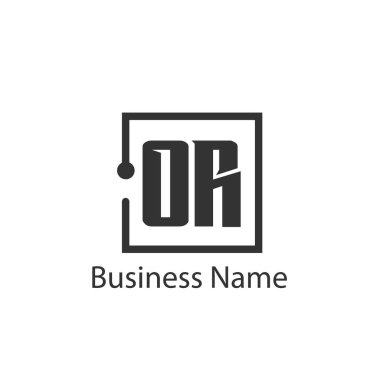 İlk harf veya Logo tasarım şablonu