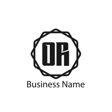 İlk harf veya Logo tasarım şablonu