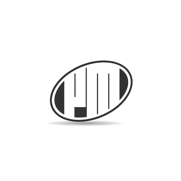 Carta Inicial Logo Template Design — Archivo Imágenes Vectoriales