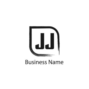İlk Harf JJ Logo Şablonu Tasarımı