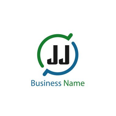 İlk Harf JJ Logo Şablonu Tasarımı