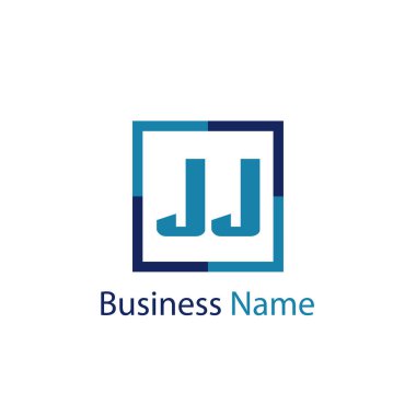 İlk Harf JJ Logo Şablonu Tasarımı