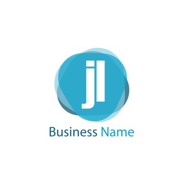 İlk Harf JL Logo Şablon Tasarımı