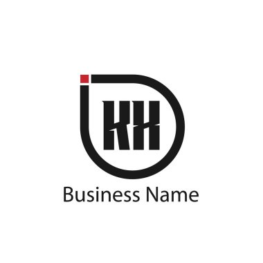 İlk harf Kx Logo tasarım şablonu