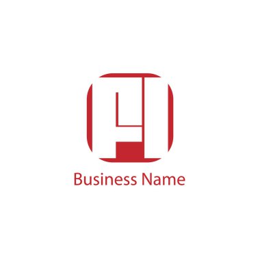 İlk harf Fl Logo tasarım şablonu