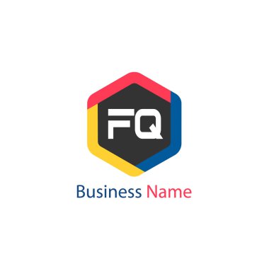 İlk harf Fq Logo tasarım şablonu