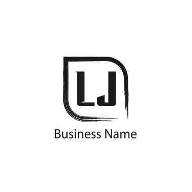 İlk harf Lj Logo tasarım şablonu