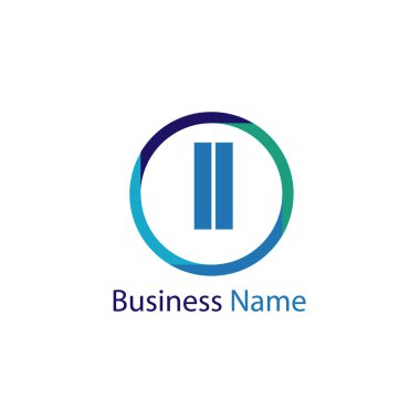 Başlangıç Harfi LL Logo Şablonu Tasarımı