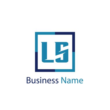 İlk Harf Ls Logo tasarım şablonu