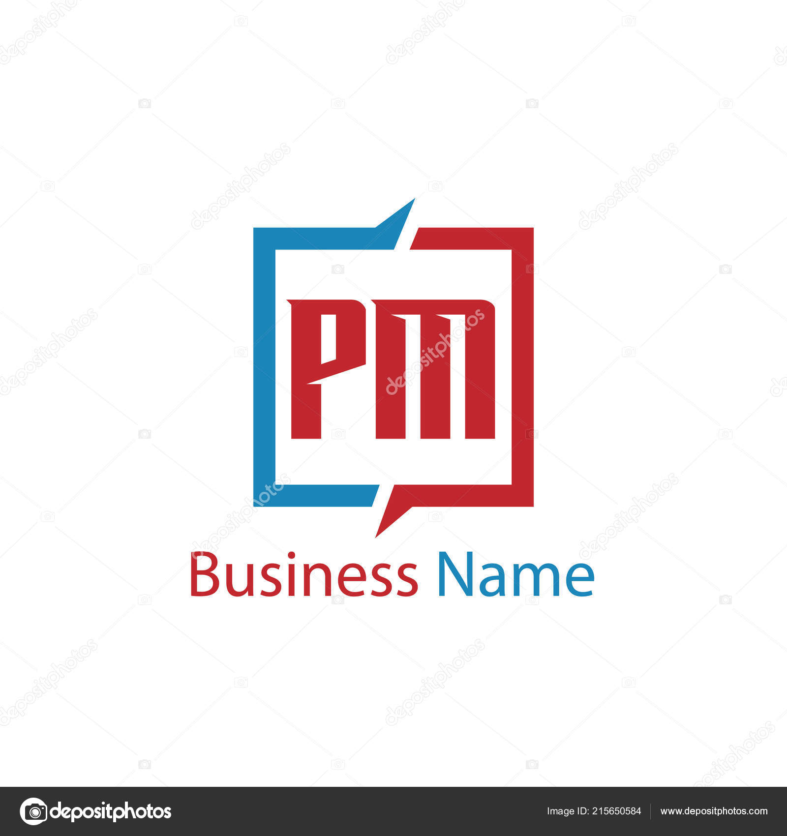 Initial Letter Logo Template Design Stock Vector by  ©mohammad.muhtadi14@gmail.com 215650584