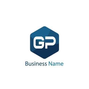 İlk Harf GP Logo Şablonu Tasarımı