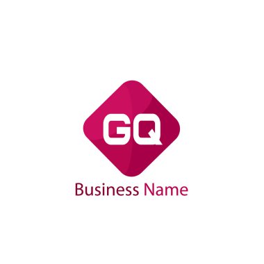 İlk harf Gq Logo tasarım şablonu