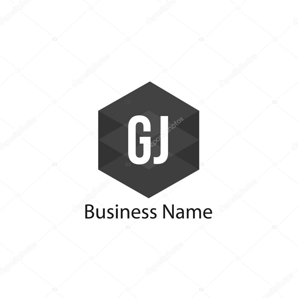 Initial Letter GJ Logo Template Design