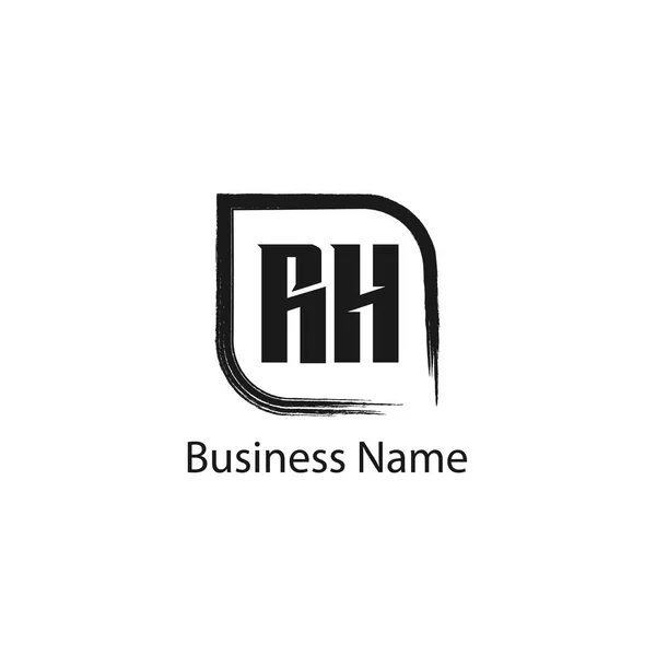 Harf Logo Tasarım Şablonu — Stok Vektör