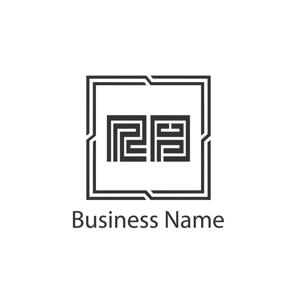 Anfangsbuchstabe Logo Template Design — Stockvektor