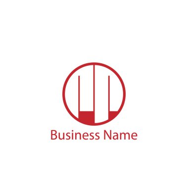 İlk harfleri Rr Logo tasarım şablonu