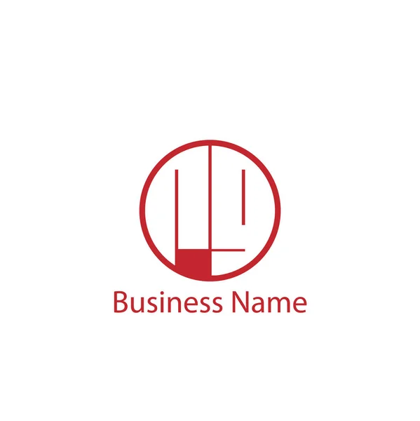 Anfangsbuchstaben Logo Vorlage Design — Stockvektor