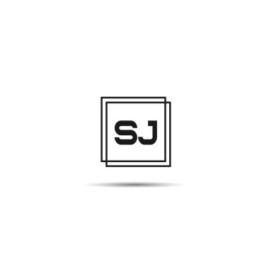İlk Harf SJ Logo Şablonu Tasarımı