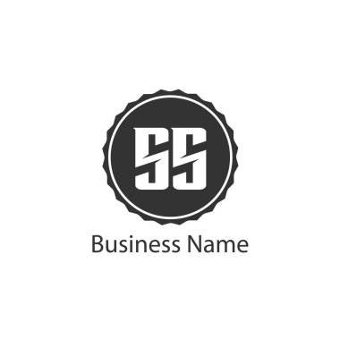 İlk Harf SS Logo Şablonu Tasarımı