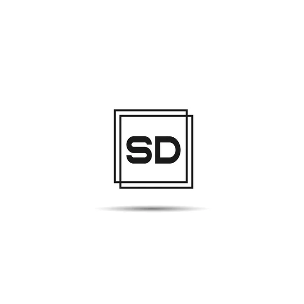 최초의 Logo Template Design — 스톡 벡터