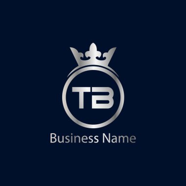 İlk harf Tb Logo tasarım şablonu