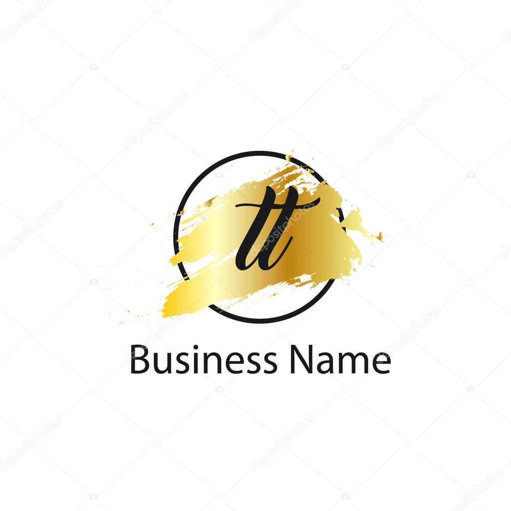 Initial Letter TT Logo Template Design