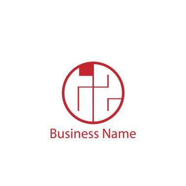 İlk harf Tz Logo tasarım şablonu