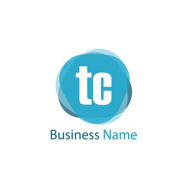 İlk harf Tc Logo tasarım şablonu