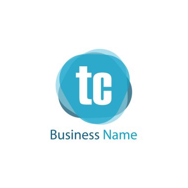 Initial Letter TC Logo Template Design clipart