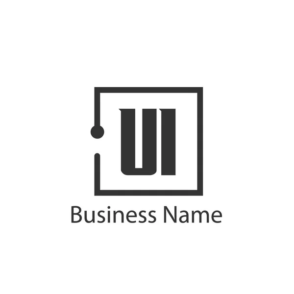 Lettera Iniziale Logo Modello Design — Vettoriale Stock