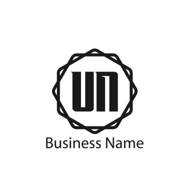 İlk harfleri BM Logo tasarım şablonu