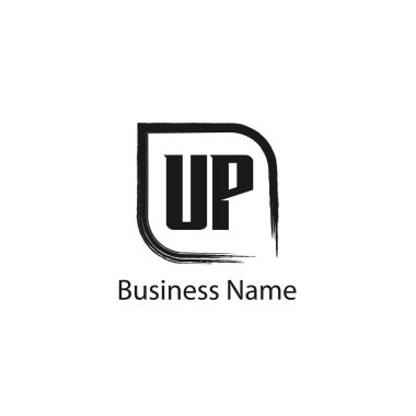 İlk mektubu Logo tasarım şablonu