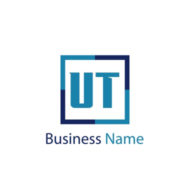 İlk mektup Ut Logo tasarım şablonu