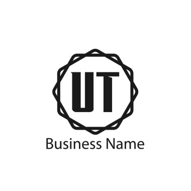 İlk mektup Ut Logo tasarım şablonu