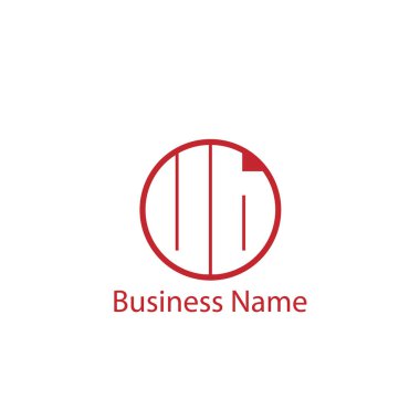 İlk harf Ub Logo tasarım şablonu