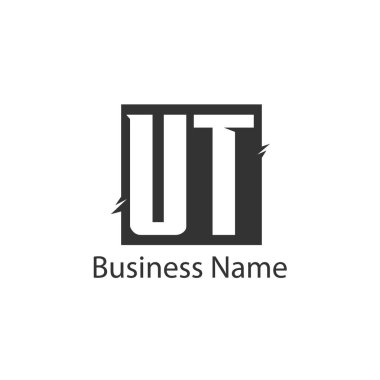İlk mektup Ut Logo tasarım şablonu