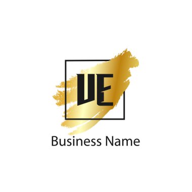 İlk harf Ve Logo tasarım şablonu