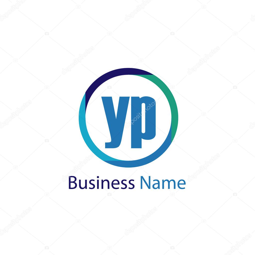 Initial Letter YP Logo Template Design