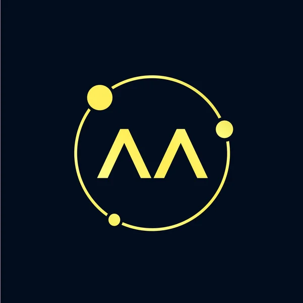 Lettre Initiale Modèle Logo — Image vectorielle