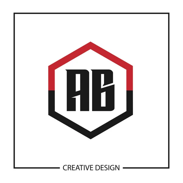 Mektubu Logo Şablonu — Stok Vektör
