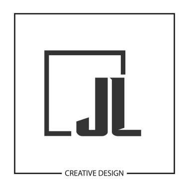 İlk Harf JL Logo Şablon Tasarımı