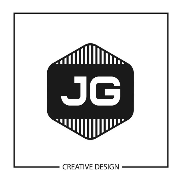 Eerste Brief Logo Sjabloonontwerp — Stockvector