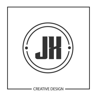 İlk harf Jx Logo tasarım şablonu