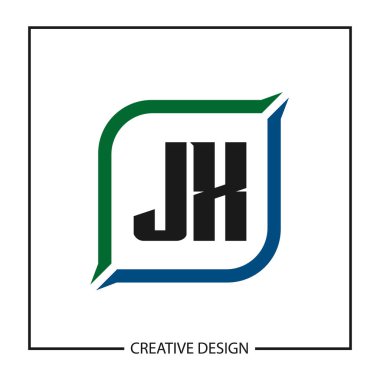İlk harf Jx Logo tasarım şablonu