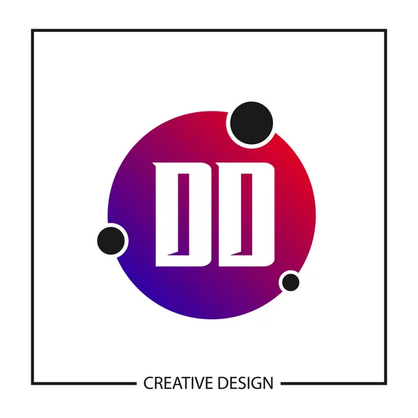 Harf Logo Şablonu Tasarımı — Stok Vektör