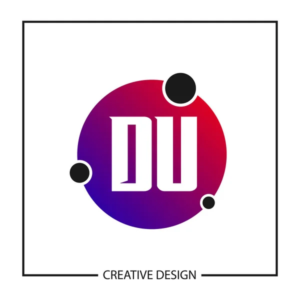 Lettre Initiale Modèle Logo Conception — Image vectorielle