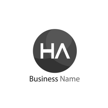 Ha ilk harf Logo tasarımı